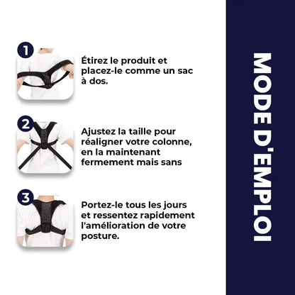 Correcteur de Posture Ergonom® (1 Acheté, 1 Offert)